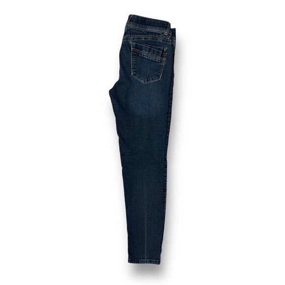 Democracy 10 Blue Ab Technology Jeans Mid Rise Straight Stretch Denim Comfort - Picture 3 of 9